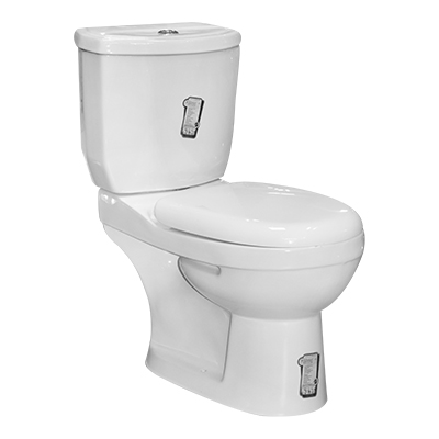 WC AQUA "P" SET WHITE HORIZONTAL (DNV)