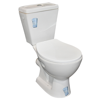 WC inde type italien "p" set white horizontal (DNV)