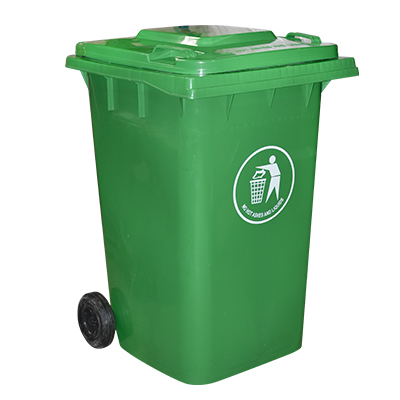 POUBELLE PLASTIQUE VERT  360L