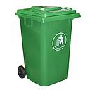 POUBELLE PLASTIQUE VERT  360L
