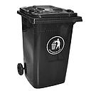 POUBELLE PLASTIQUE GRIS  360L