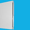 BARDAGE EN ALU BLANC GK29-27 L6 m x W100 mm x D8 mm x T1 mm 2070502051