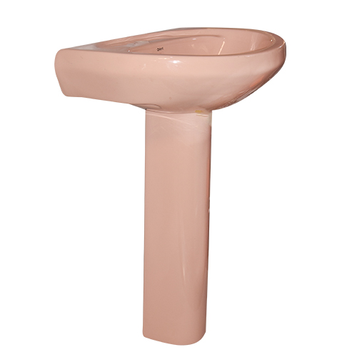 Lavabo avec colonne rose 54X45 classic (ORC) Prix NET