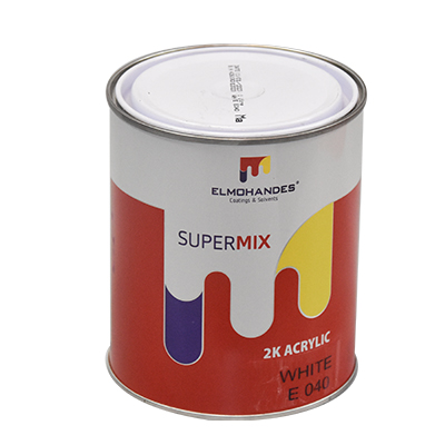SUPERMIX 2K ACRYLIC BLANC E040  1L (ELM) (PRIX NET)