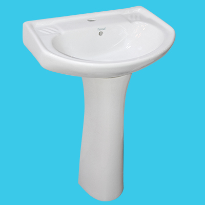 LAVABO AVEC COLONNE 41x40 CONCEALED  (DNV)