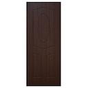 PORTE MDF AVEC MOTIF EN PVC 2010x838x40MM 3 PANEL OVAL TEXTURE SANS BANDE DCF-MAHOGANY 40KG -30%
