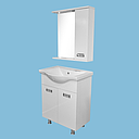 LAVABO MEUBLE+ MIROIR RWANDA  65CM SANS BONDE 90-1117 (CLK)TURQUIE 3 ELMTS  SANS BONDE