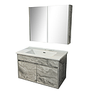 LAVABO MEUBLE+ MIROIR MOZAMBIQUE  65 CM 90-1113 (CLK)TURQUIE 3 ELMTS