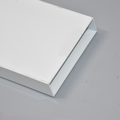 Tube aluminium 6063 100X25X T 1.2 MM X L 5.8 M nature shine color 2110203063