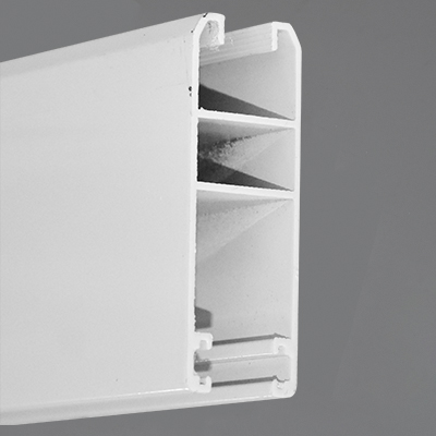 

OUVRANT COULISSANTE , COMPATIBLE DEUX RAIL ET TROIS RAIL 65 MM GK29-29  6 M LONG, WHITE COLOR
2070502053