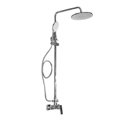 COMBINE DE DOUCHE AVEC ROBINETTERIE Integree Douchette+mitigeur +Flexible Inox1,5m H1120*L350mm2110202431