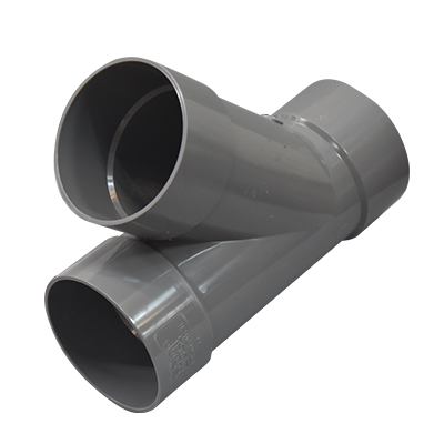 TE PVC CULOTTE  GRIS CLAIRE 45° 100 F/F 1-1 (RITL)