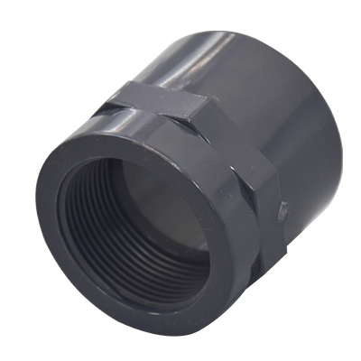 Manchon taraude PVC 50x1-1/2" PN16 1-3 gris fonce (RITL)