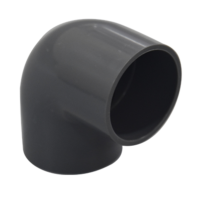 COUDE PVC 90°  Φ50x3.9mm GRIS FONCE F/F (RITL)