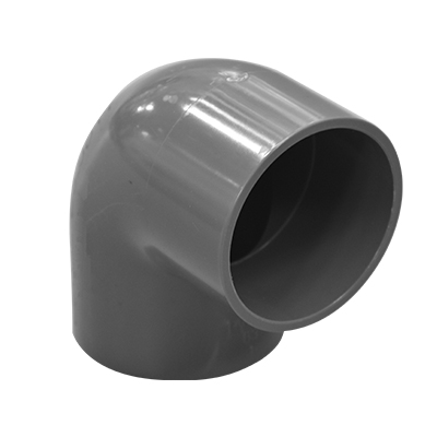 COUDE PVC 90°  Φ63x4.0mm GRIS CLAIRE F/F (RITL)