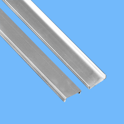 GARNITURE DE FINITION EN ALU W.180xH.50X3000m Silver Shinny (RITL)