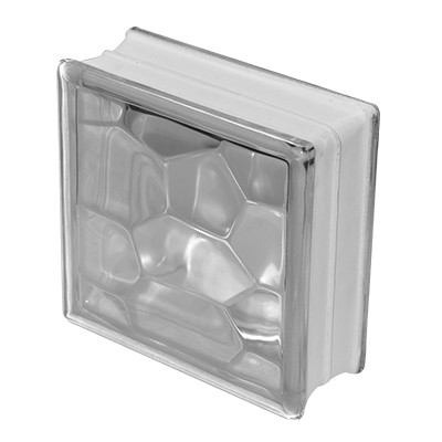 Brique de verre 19x19x8cm water cube clear PRIX NET