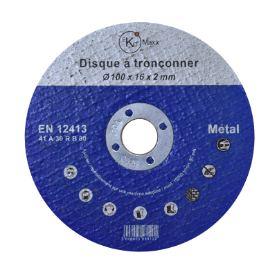 DISQUE TRONC metal EKOMAX 100x16x2.0 mm U954122 N*