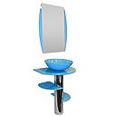 LAVABO EN VERRE 600x400x15mm (02ELEMENTS) JH-2021 SANS BONDE
