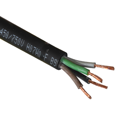 CABLE 0.75KV,4 C X 1.5mm²,Cu(CI5)/EI7/EM7-BLACK TO BSEN 50525-2-21  DUCAB