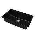 EVIER RESINE SIMPLE BAC STKZ ZENTIA BEE 7650 NEGRO LISO C/POLY 11088008