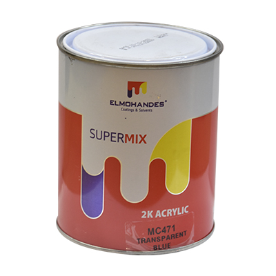 SUPERMIX 2K ACRYLIC TRANSPARENT BLUE  MC1471= MC471  1L (ELM) (PRIX NET)