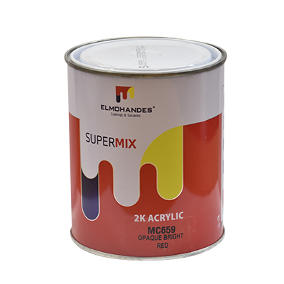 SUPERMIX 2K ACRYLIC  OPAQUE BRIGHT RED  1L (ELM)MC1659 (PRIX NET)