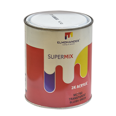 SUPERMIX 2K ACRYLIC TRANSPARENT ARENT BLUISH GREEN MC1760=MC760 1L (ELM) (PRIX NET)