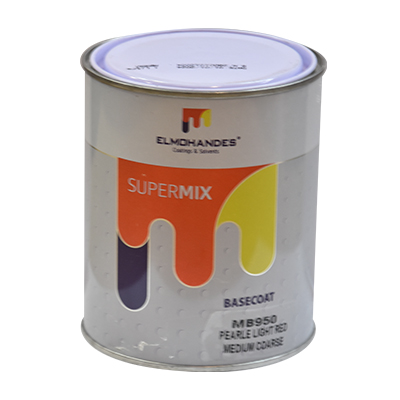 SUPERMIX BASECOAT  LIGHT  RED  MEDIUM  COARSE  MB1950= MB950  1L (ELM) (PRIX NET)