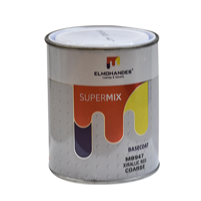 SUPERMIX BASECOAT XIRALLIC RED COARSE  MB1947=MB947 1L (ELM) (PRIX NET)