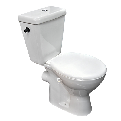 WC INDE COMPLET. BLANC ONYX "P" HORIZONTAL  (UE)