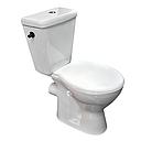 WC INDE COMPLET. BLANC ONYX "P" HORIZONTAL  (UE)