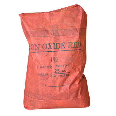 OXYDE DE FER RED 190  Purity≧95% 25kg 3110100029 PRIX NET
