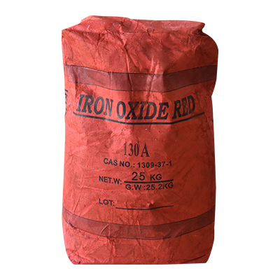 Oxyde de Fer red 130A Purity min 95% 25kg PRIX NET 3110100021