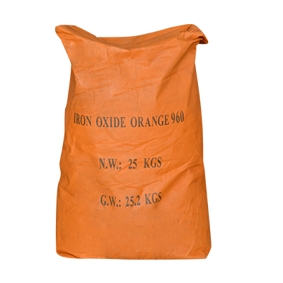 OXYDE DE FER orange 960 Purity≧88%  25kg 3110100027 PRIX NET