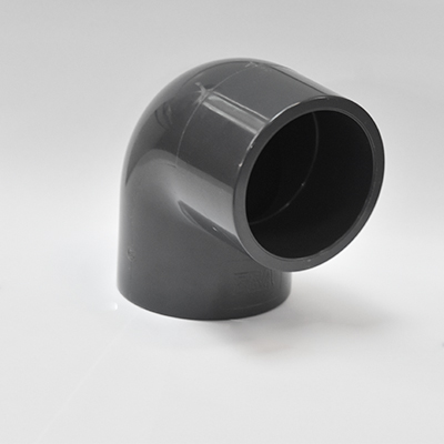 COUDE PVC 90° Ø63x5 mm  F/F  PN16 GRIS FONCE   2110207110
