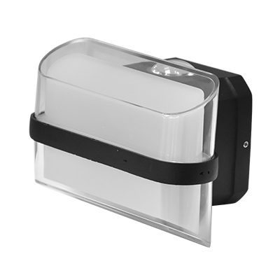 APPLIQUE LED NOIR LX749/2*5W+2*1W  IP54 WARM