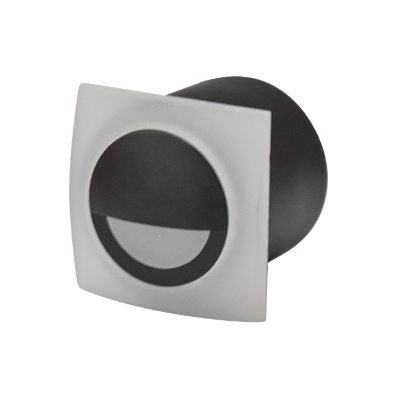 SPOT LED POUR ESCALIER 3W AC85-240V 50HZ LX425SF/ SQ BK WARM