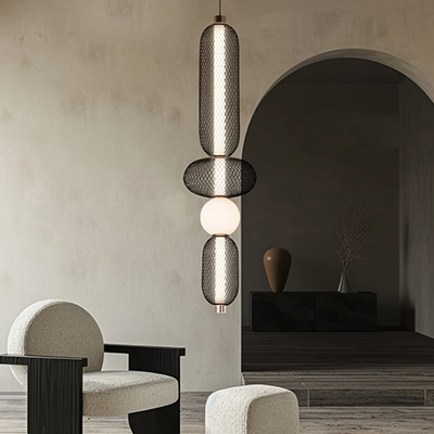 LUSTRE SUSPENDUE LED  220-40V 50-60HZ  D20x90cm DR9970-B -40%