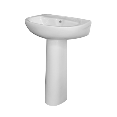 LAVABO AVEC COLONNE BLANC DREAM (cleopatra)