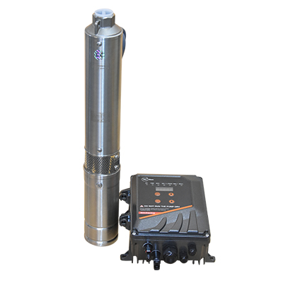 POMPE A EAU SOLAIRE3PS3,5-26-24/250 24V 250W H.26M DEBIT.N 3,5m3/h D.1" IP68 2110304055