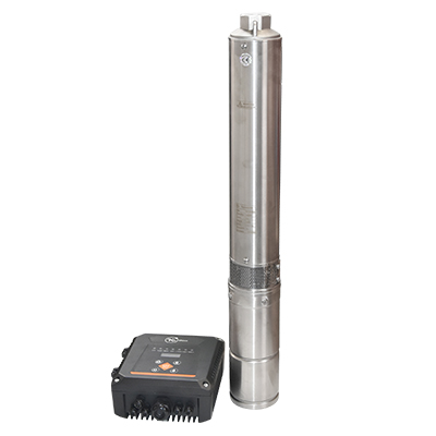 POMPE A EAU SOLAIRE 4PS4-78-48-/500  48V 500W  H.78M DEBIT.N 4.0m3/h D. 1"1/4 IP68 2110304056