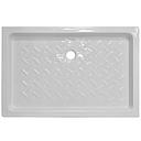 RECEVEUR DE DOUCHE PORCELAINE RECTANGLE  L. 1200 x W. 800 x H. 100 mm Ø65 mmBLANCHE 1010104038