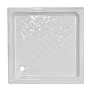 RECEVEUR DE DOUCHE PORCELAINE CARREE  L. 900 x W. 900 x H. 100 mm Ø65 mmBLANCHE 2030504028 = 1010104028