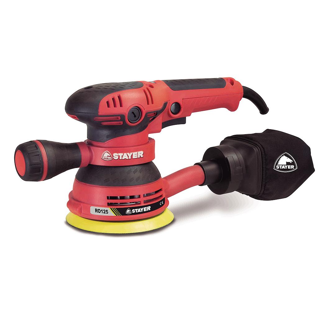 PONCEUSE EXCENTRIQUE(ORBITALE) 300W 230V 50/60Hz 4000-12000 RPM Ø125MM RO125 STAYER