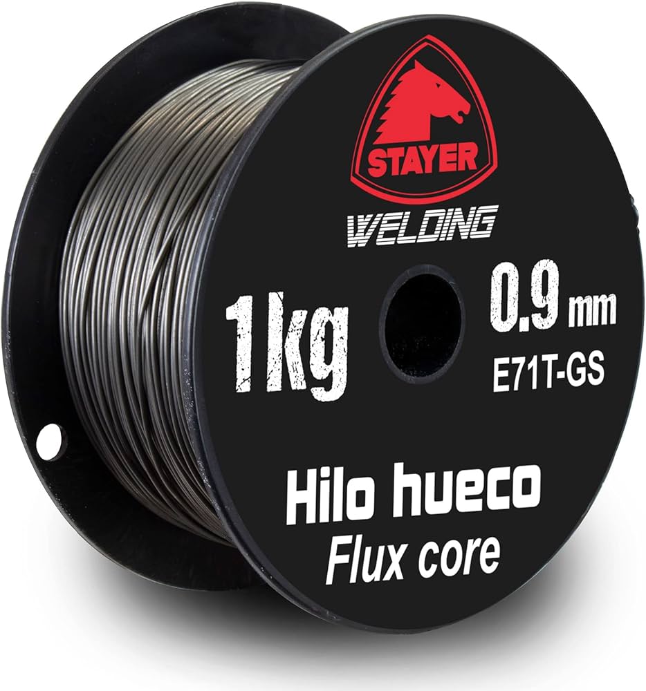 BOBINE DE NOYAU DE FLUX 0.9MM 1KG E71T-GS STAYER 0002.000798