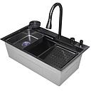 EVIER INOX  SIMPLE BAC AVEC SIPHON L 750 x W 450 x H 220 mm 3MM 1020201018