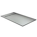 RECEVEUR DE DOUCHE RECTANGULAIRE EN RESINE AVEC SIPHON  HIDEN 120X80 GREY