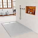 RECEVEUR DE DOUCHE RECTANGULAIRE EN RESINE AVEC SIPHON  EASY 120X80 WHITE