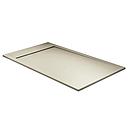 Receveur de douche rectangulaire en resine avec siphon hiden 120X80 sand